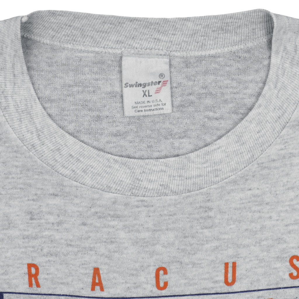 NCAA (Swingster)- Syracuse Orangemen Power T-Shirt 1990s X-Large Vintage Retro