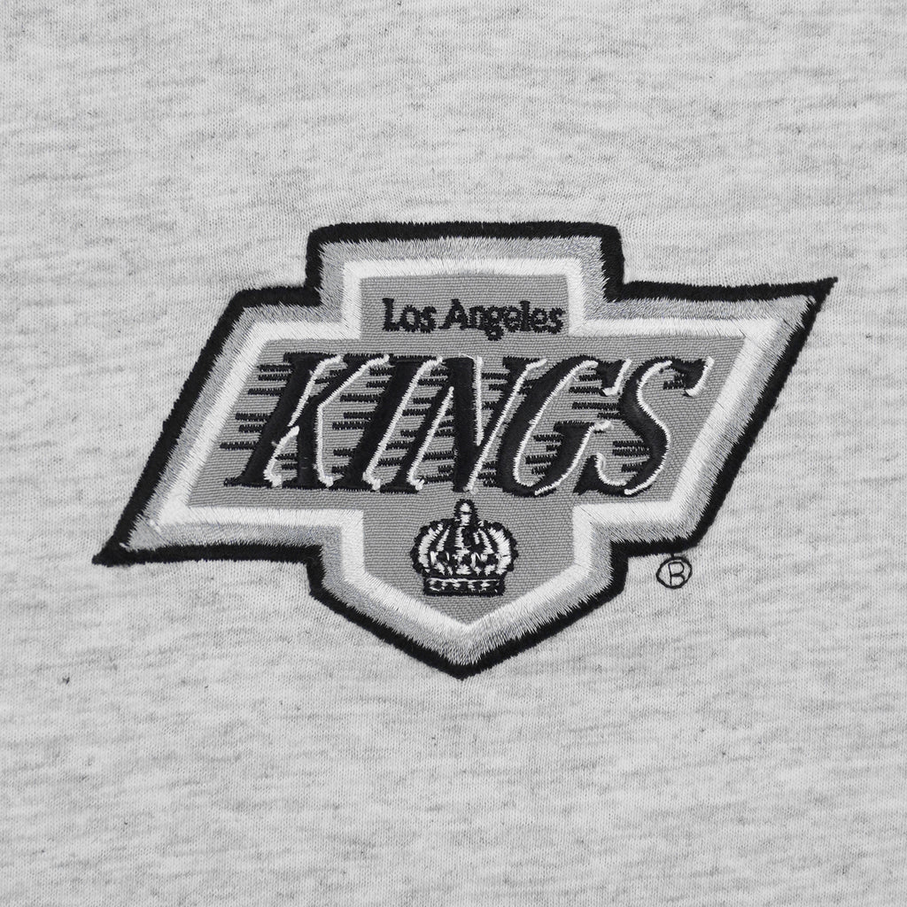 NHL (Trench) - Los Angeles Kings Embroidered T-Shirt 1990s Large Vintage Retro Hockey