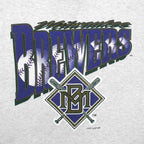 Vintage MLB (Delta) - Milwaukee Brewers Single Stitch T-Shirt 1995 X-Large in gray