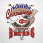 Vintage Starter (MLB) - Cincinnati Reds Central Division Champions T-Shirt 1995 X-Large in white