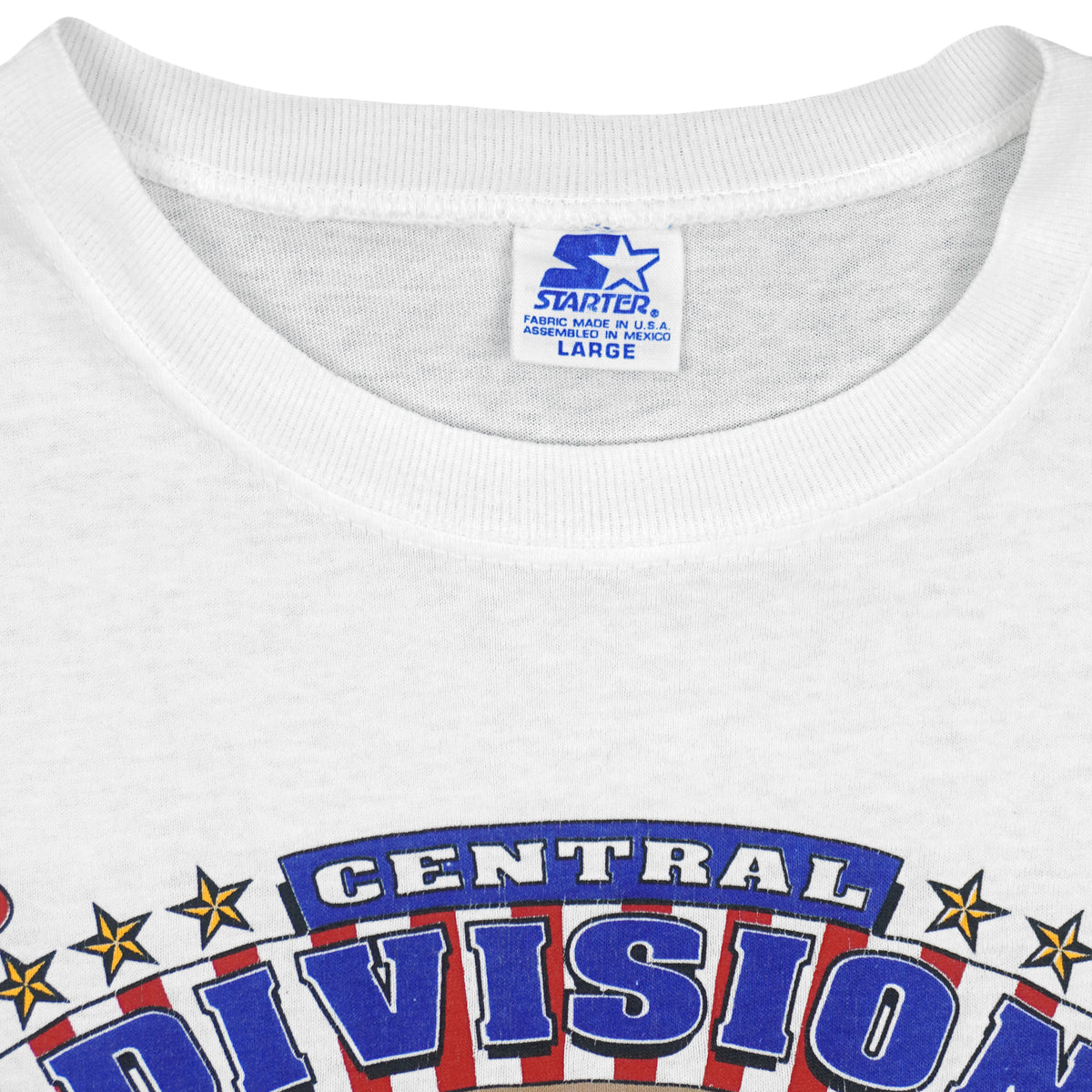 Vintage Starter (MLB) - Cincinnati Reds Central Division Champions T-Shirt 1995 X-Large in white