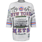 Gray Mets Cooperstown jersey with 1969 World Champions front graphics