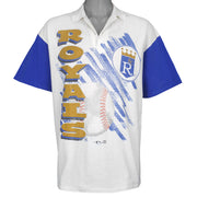 MLB (GTS) - Kansas City Royals Polo Shirt 1995 Large Vintage Retro Baseball