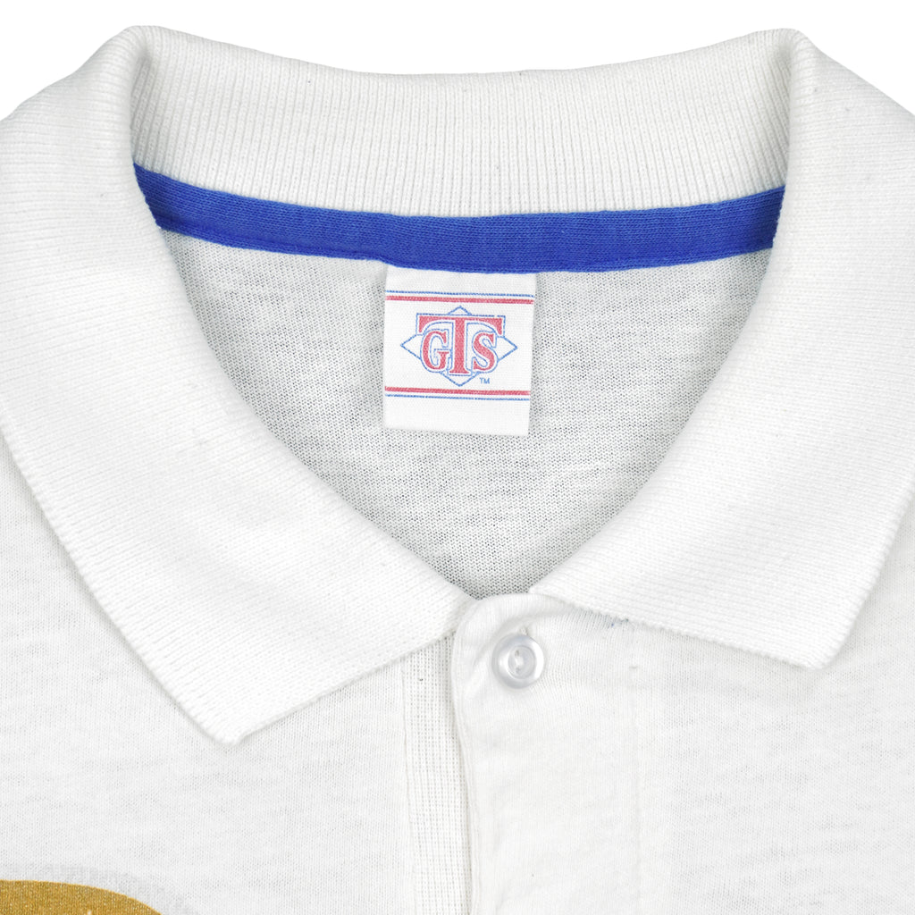 MLB (GTS) - Kansas City Royals Polo Shirt 1995 Large Vintage Retro Baseball
