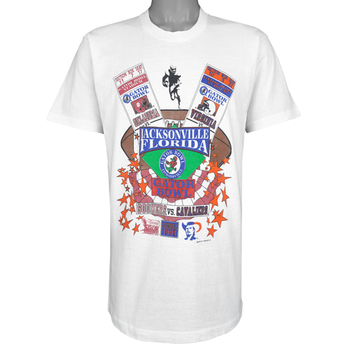 NCAA - Sooners vs. Cavaliers Florida Gators Sugar Bowl Champions T-Shirt 1991 Large Vintage Retro