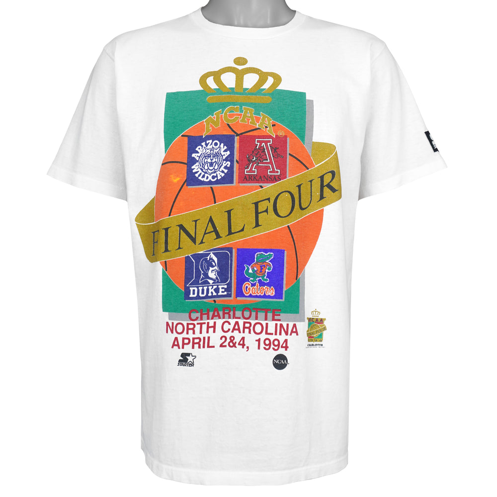 Starter (NCAA) - Final Four Charlotte T-Shirt 1994 Medium Vintage Retro