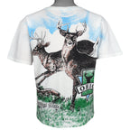 Vintage - Ohio Whitetail Deer All Over Print Graphic T-Shirt 1990s X-Large Vintage Retro