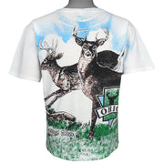 Vintage - Ohio Whitetail Deer All Over Print Graphic T-Shirt 1990s X-Large Vintage Retro