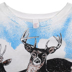 Vintage - Ohio Whitetail Deer All Over Print Graphic T-Shirt 1990s X-Large Vintage Retro