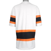 Back of the Giants jersey with broad orange and black bands
