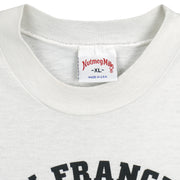 Nutmeg Mills X-Large label inside the white collar