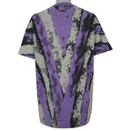 Purple and gray 1994 Salem Colorado Rockies all-over-print T-shirt