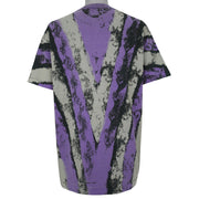 Purple and gray 1994 Salem Colorado Rockies all-over-print T-shirt