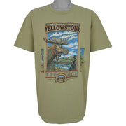 Vintage (Anvil) - Yellowstone Moose T-Shirt 1990s X-Large Vintage Retro