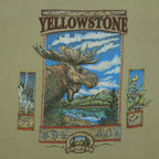 Vintage (Anvil) - Yellowstone Moose T-Shirt 1990s X-Large Vintage Retro