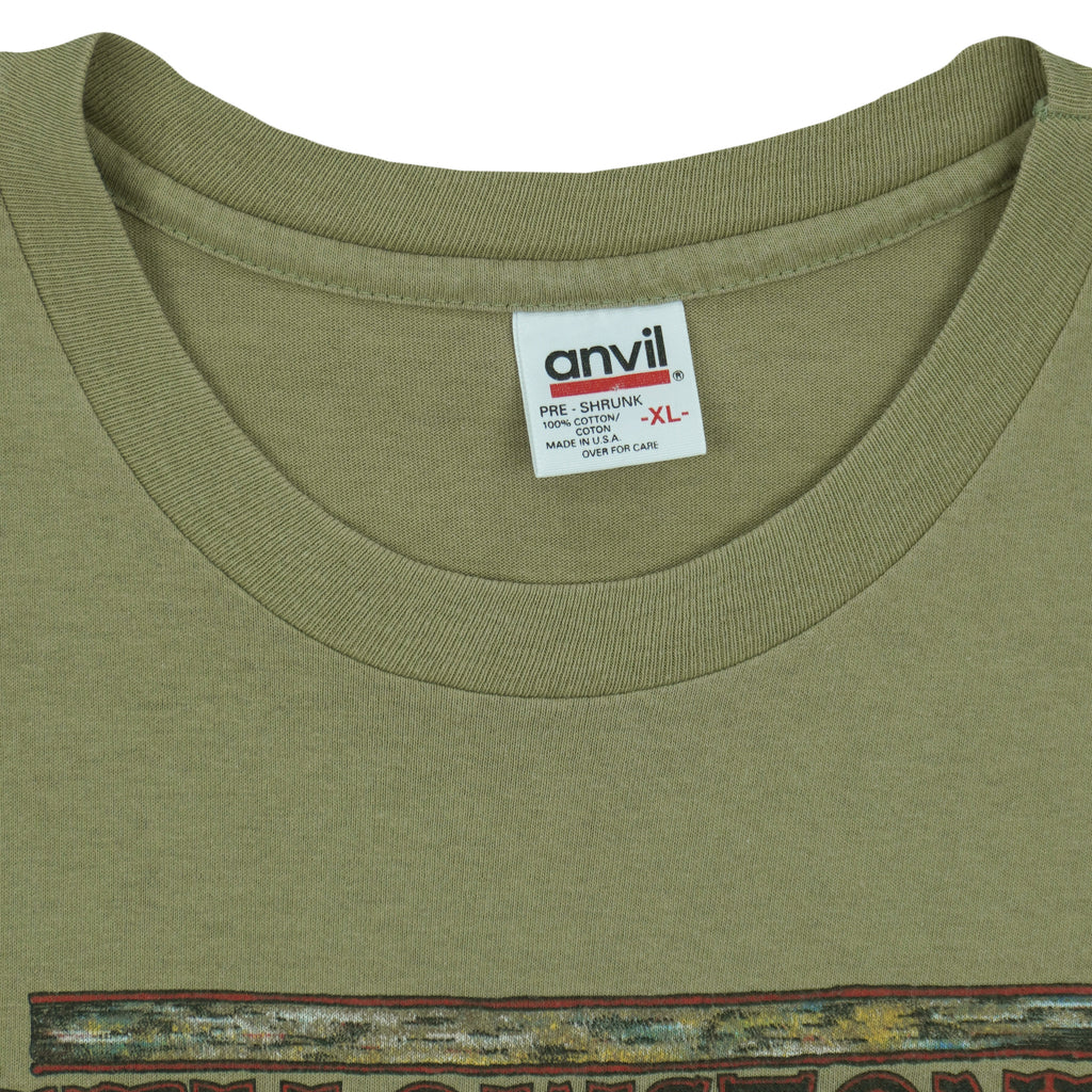 Vintage (Anvil) - Yellowstone Moose T-Shirt 1990s X-Large Vintage Retro