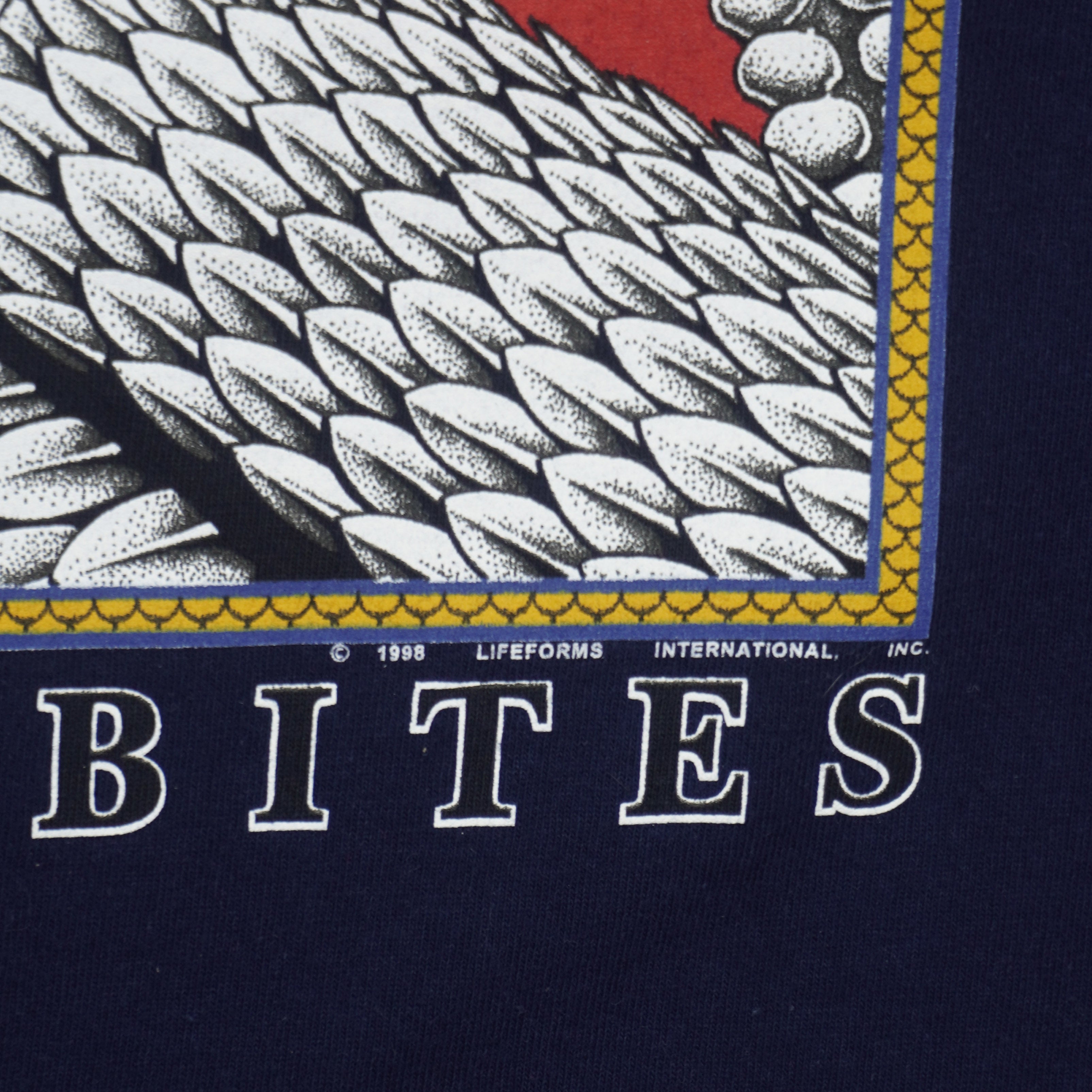 Vintage (Lifeforms) - Primal Attitude Reality Bites Snake T-Shirt 1998 X-Large Vintage Retro