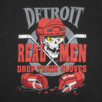 NHL (Best) - Detroit Red Wings Real Men Drop Their Gloves T-Shirt 1994 XX-Large Vintage Retro Hockey