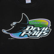 MLB (All Sport) - Tampa Bay Devil Rays T-Shirt 1995 Large Vintage Retro Baseball
