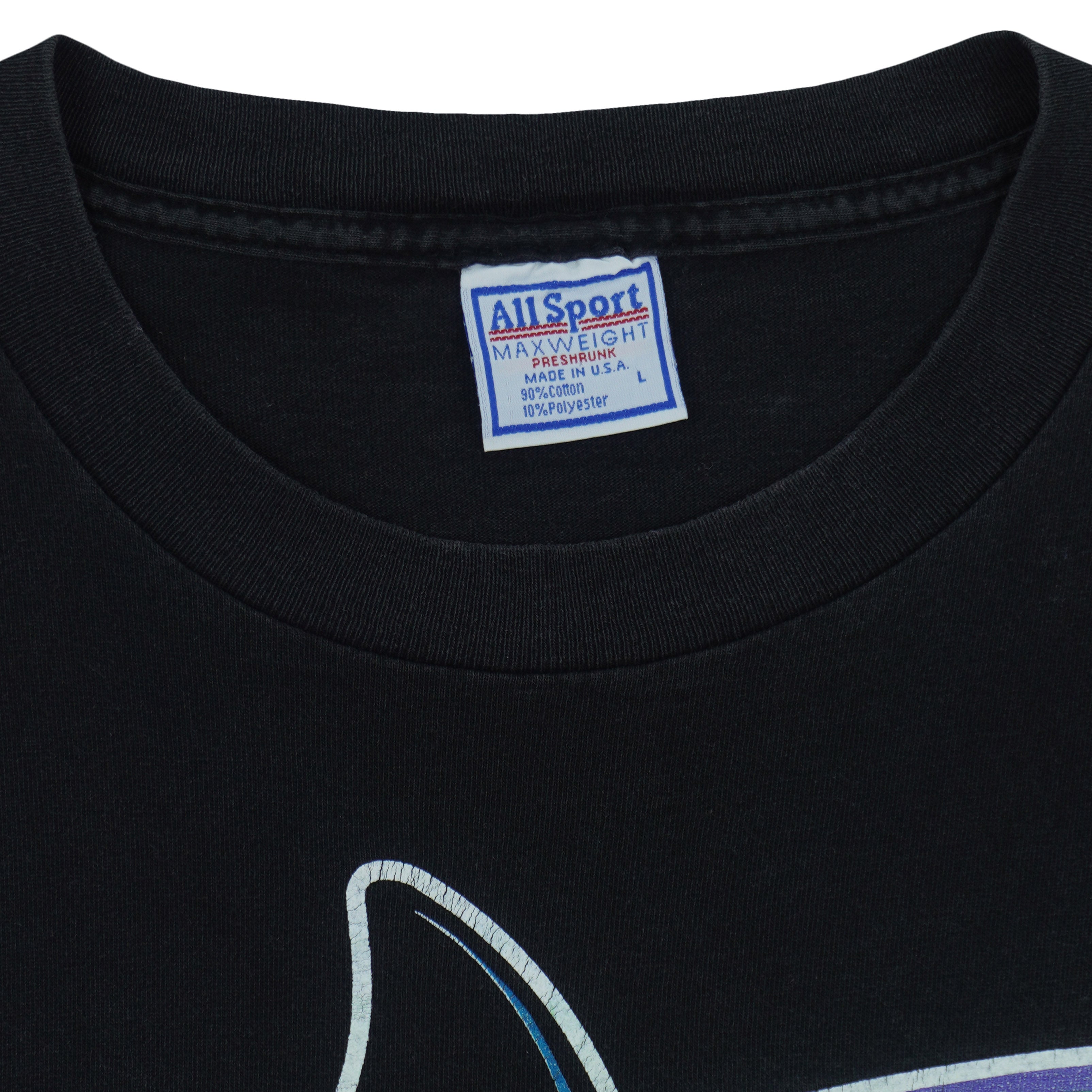 MLB (All Sport) - Tampa Bay Devil Rays T-Shirt 1995 Large Vintage Retro Baseball