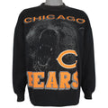 NFL (Team Rated) - Chicago Bears Animal Print Sweatshirt 1990s Large Vintage Retro Football