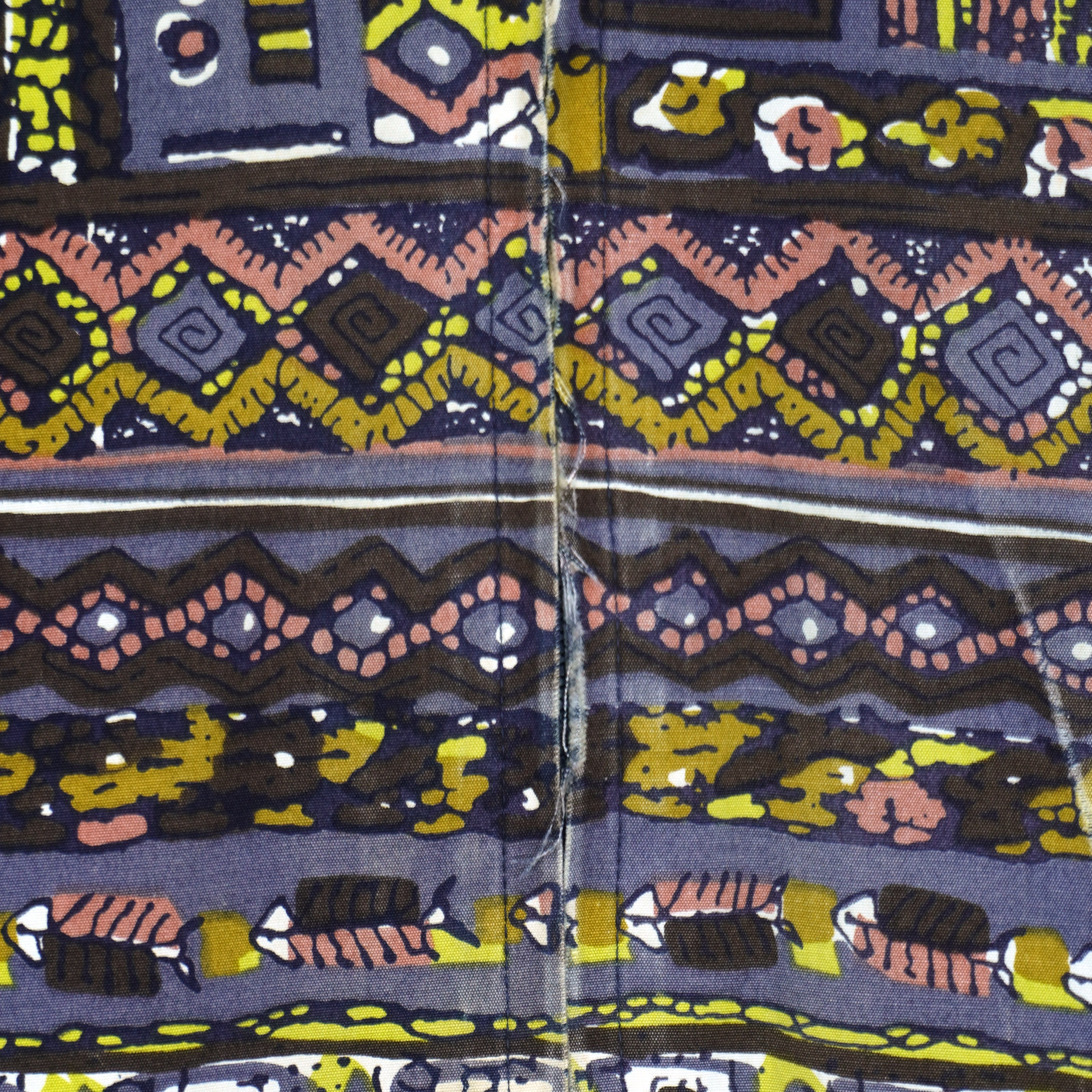 Vintage (Dude) - Abstract Tribal Pattern Hooded Jacket 1990s Large Vintage Retro