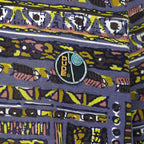 Vintage (Dude) - Abstract Tribal Pattern Hooded Jacket 1990s Large Vintage Retro