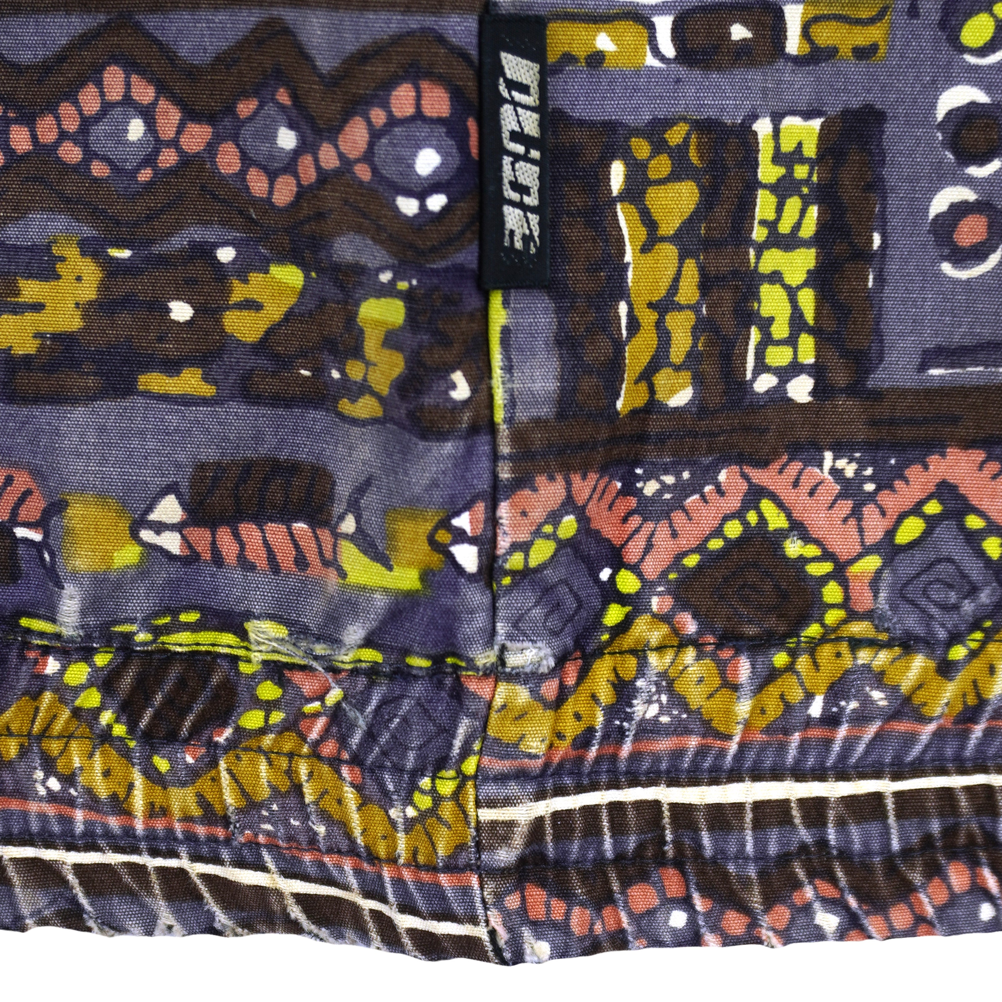 Vintage (Dude) - Abstract Tribal Pattern Hooded Jacket 1990s Large Vintage Retro