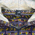 Vintage (Dude) - Abstract Tribal Pattern Hooded Jacket 1990s Large Vintage Retro