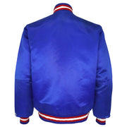 Vintage Starter (MLB) - Texas Rangers Bomber Satin Jacket 1990s Large in blue