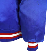 Vintage Starter (MLB) - Texas Rangers Bomber Satin Jacket 1990s Large in blue