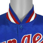 Vintage Starter (MLB) - Texas Rangers Bomber Satin Jacket 1990s Large in blue