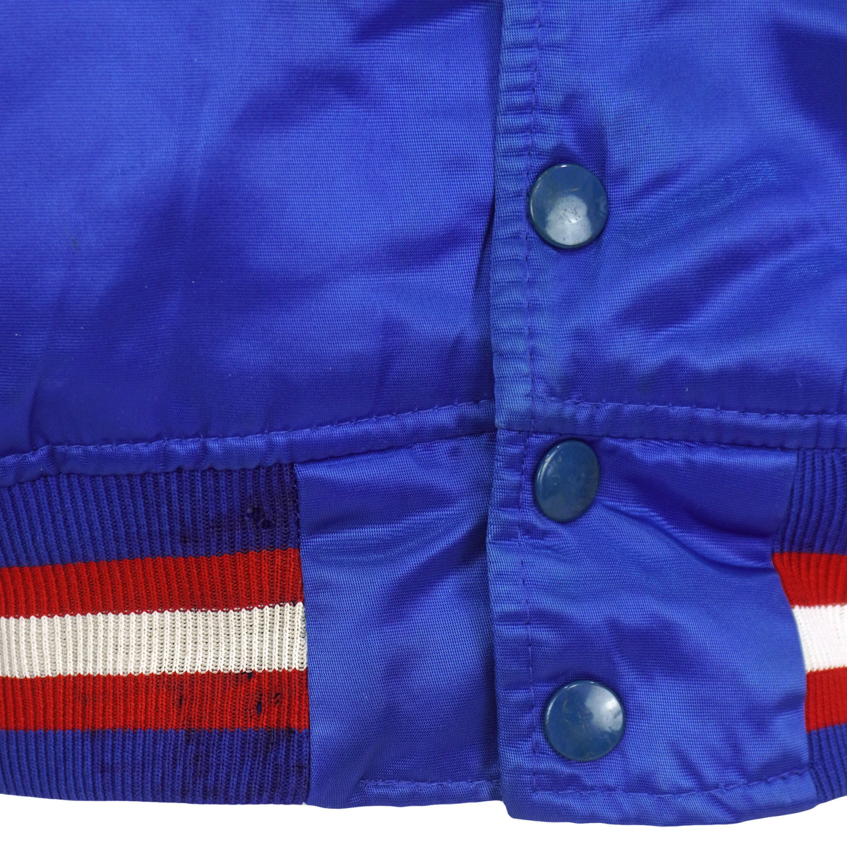 Vintage Starter (MLB) - Texas Rangers Bomber Satin Jacket 1990s Large in blue