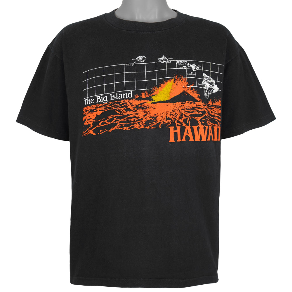 Vintage (Super Cru) - The Big Island Hawaii Volcano T-Shirt 1990s X-Large       Vintage Retro