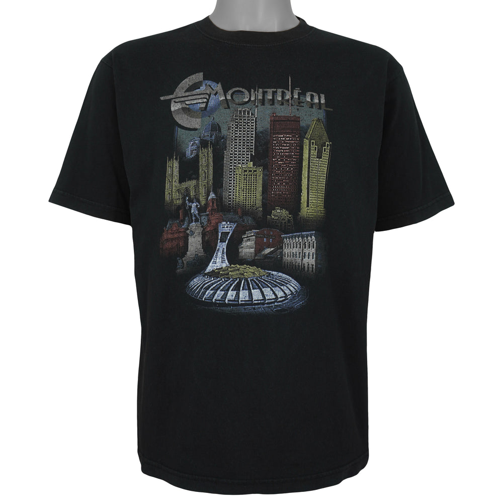 Vintage (Cityscape) - Montreal City T-Shirt 1990s Medium Vintage Retro