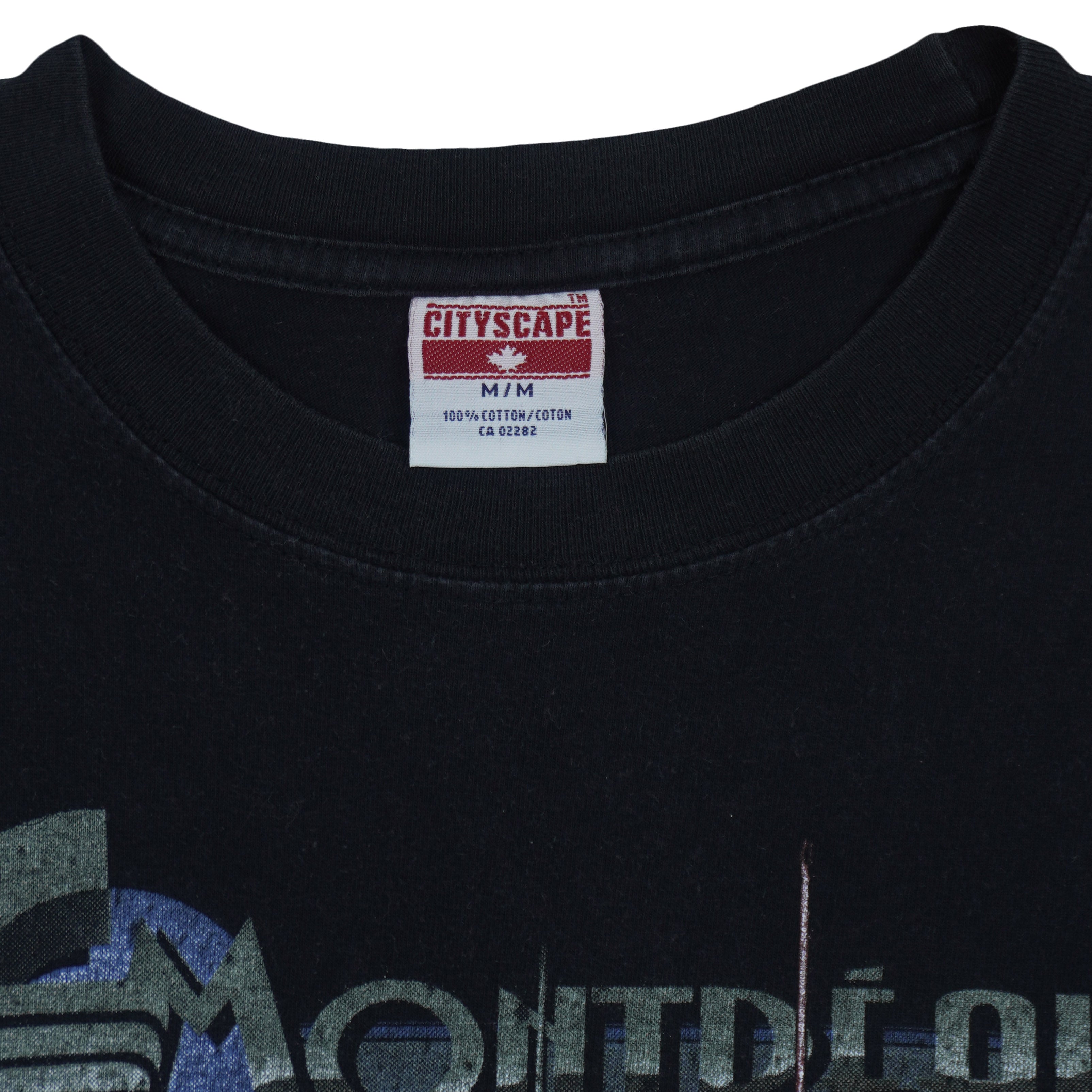 Vintage (Cityscape) - Montreal City T-Shirt 1990s Medium Vintage Retro