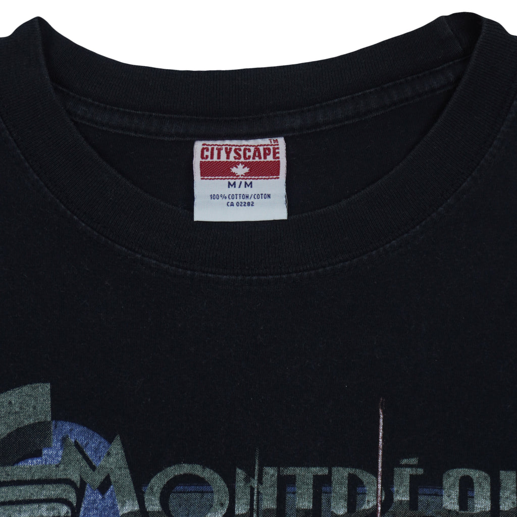 Vintage (Cityscape) - Montreal City T-Shirt 1990s Medium Vintage Retro