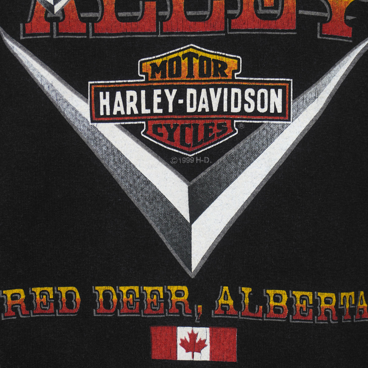 Harley Davidson - Gasoline Alley T-Shirt 1999 X-Large Vintage Retro