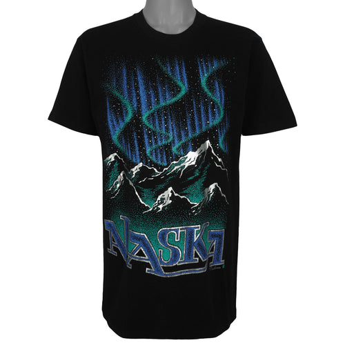 Vintage (Fruit Of The Loom) - Alaska Northern Lights T-Shirt 1990s Large Vintage Retro