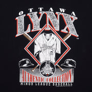 MLB (Waves) - Ottawa Lynx Authentic Collection Baseball T-Shirt 1993 X-Large Vintage Retro