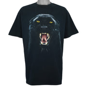 Vintage - Black Panther Animal Print T-Shirt 1990s X-Large Vintage Retro