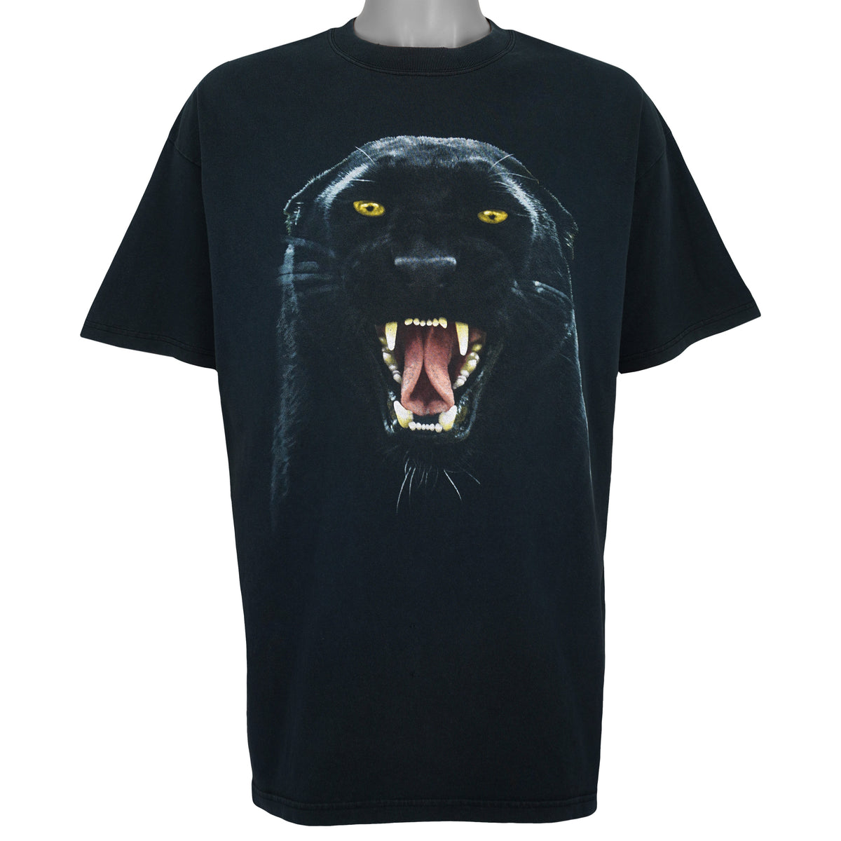 Vintage - Black Panther Animal Print T-Shirt 1990s X-Large Vintage Retro