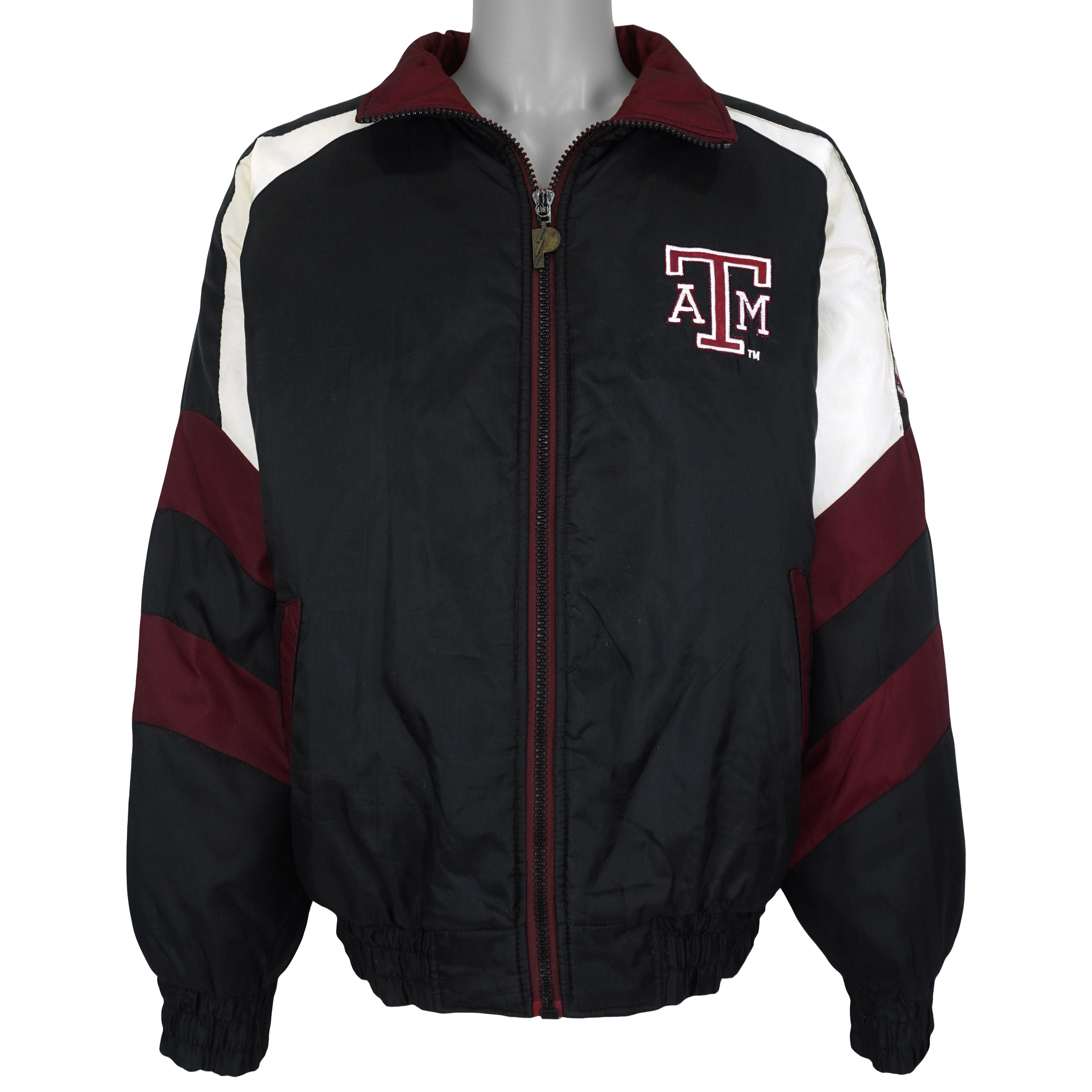 Pro Player Texas A&M Aggies puffer jacket front view