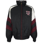 Pro Player Texas A&M Aggies puffer jacket zipped front view