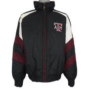 Pro Player Texas A&M Aggies puffer jacket zipped front view