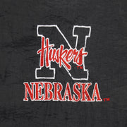 Nebraska Huskers embroidered jacket logo detail