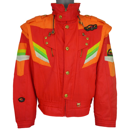 Ellesse - Italy Spell-Out Embroidered Ski Jacket 1990s Large Vintage Retro