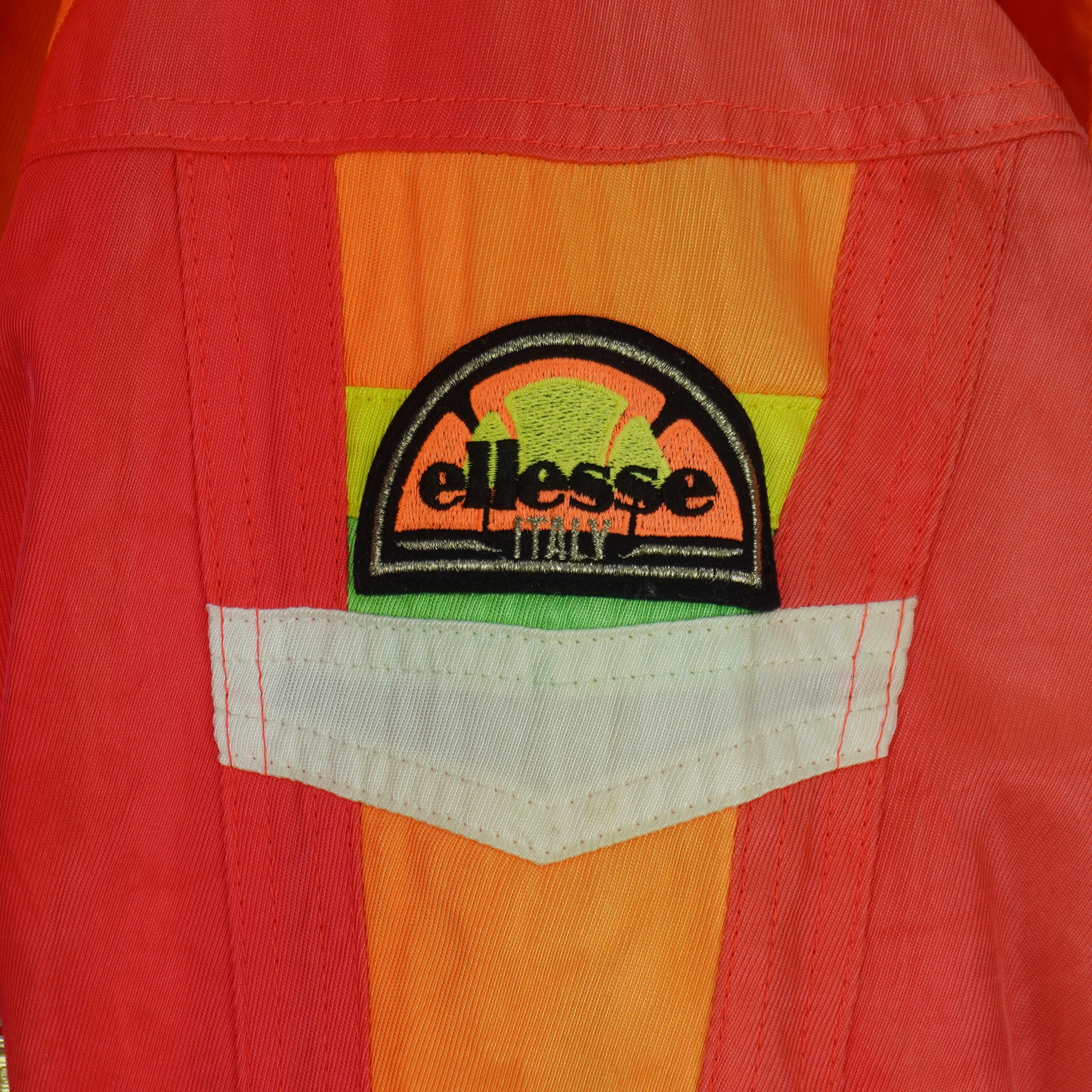 Ellesse - Italy Spell-Out Embroidered Ski Jacket 1990s Large Vintage Retro