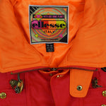 Ellesse - Italy Spell-Out Embroidered Ski Jacket 1990s Large Vintage Retro