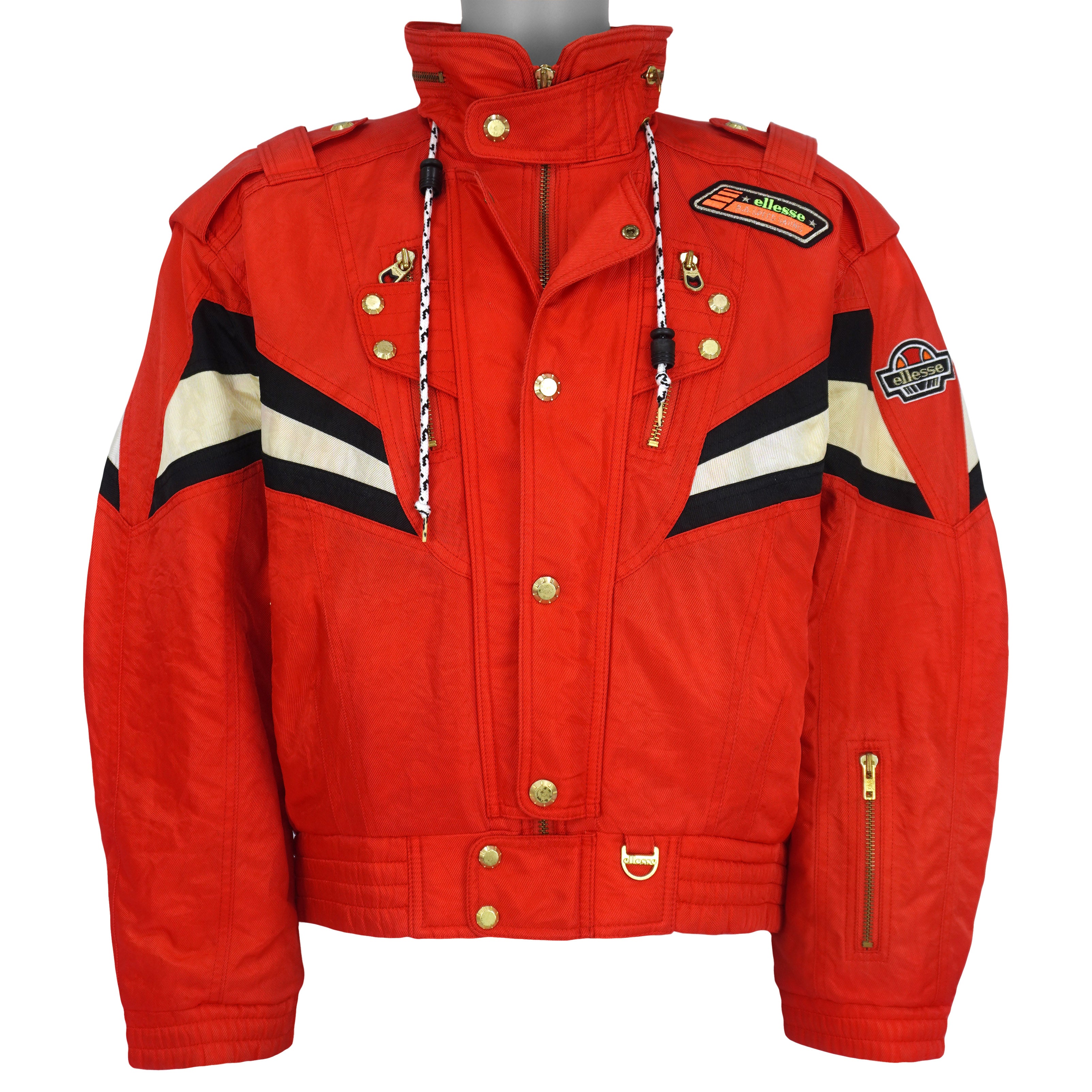 Ellesse - B.A Speed Ski Equipment's Spell-Out Ski Jacket 1990s Large Vintage Retro